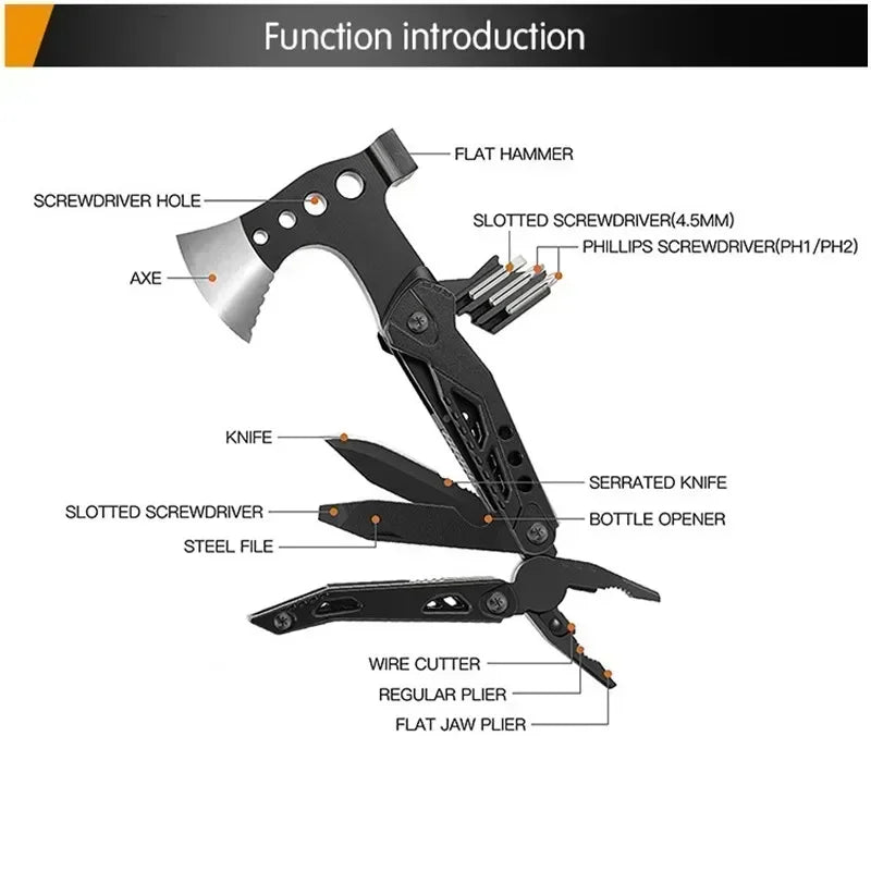 Multifunctional Axe Survival Portable Fold